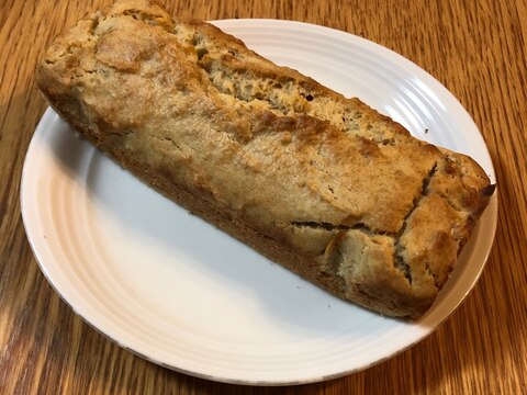 【小麦粉とバター不使用】バナナパウンドケーキ